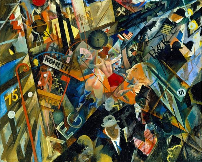 George Grosz, Das Tempo der Straße (1918)